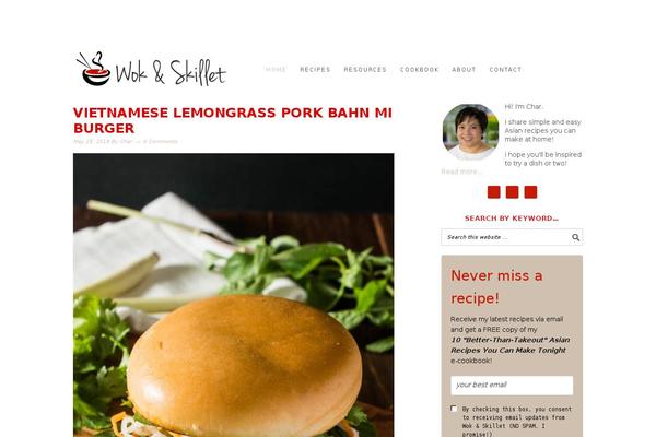 Foodie Pro theme site design template sample