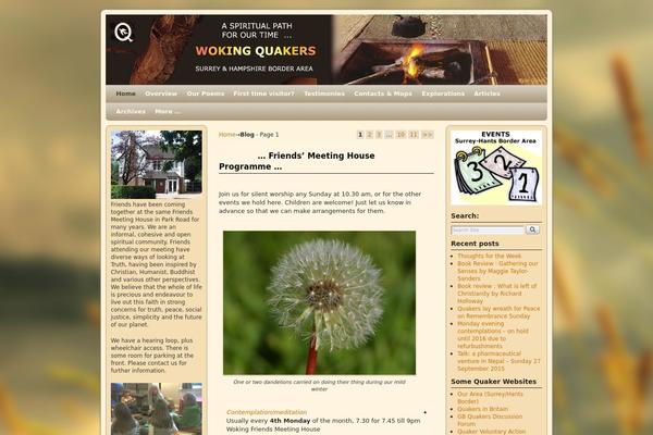 wokingquakers.org site used Weaver II