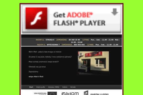 woknroll.pl site used Woknroll