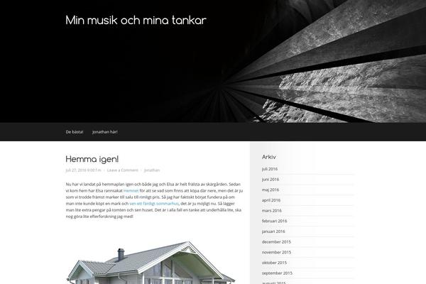 Retina theme site design template sample