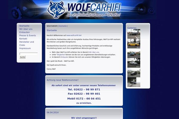 Wch theme site design template sample