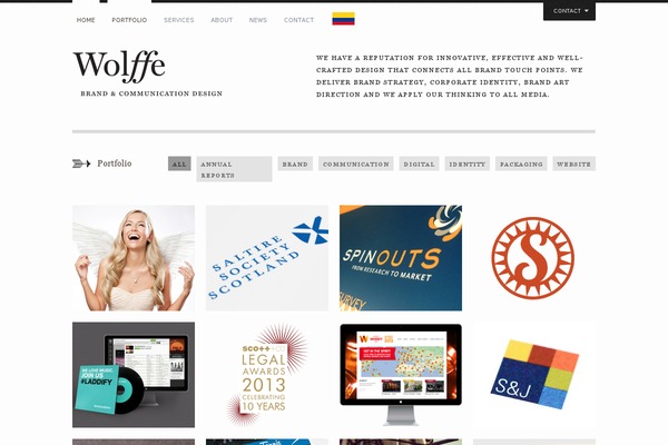 wolffedesign.com site used Yin & Yang