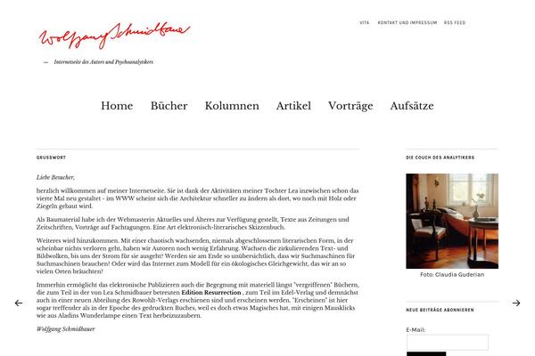 Unspoken theme site design template sample