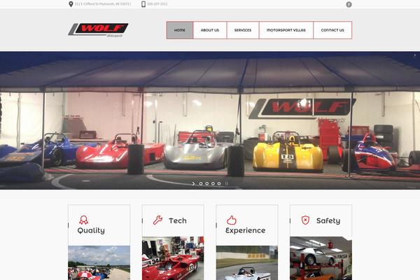 Garage theme site design template sample