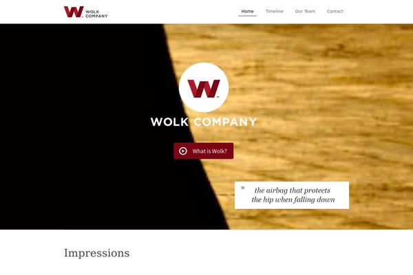Quickstep theme site design template sample