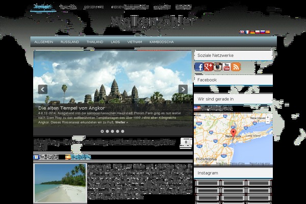 Advance theme site design template sample