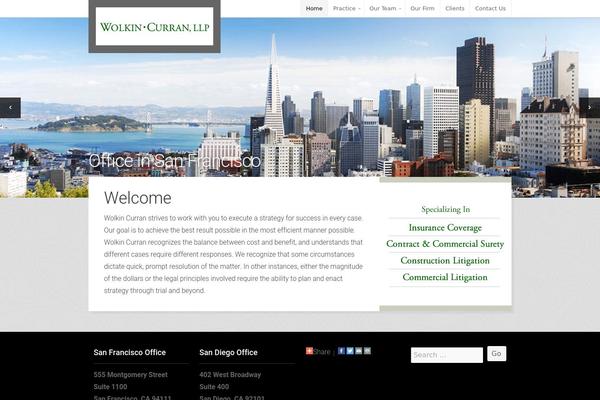 Adventure theme site design template sample