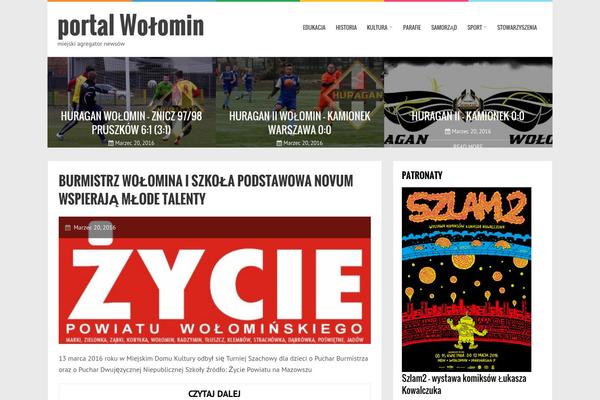 Bloggr theme site design template sample