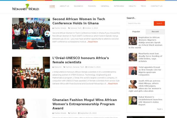 Site using WP Tab Widget plugin