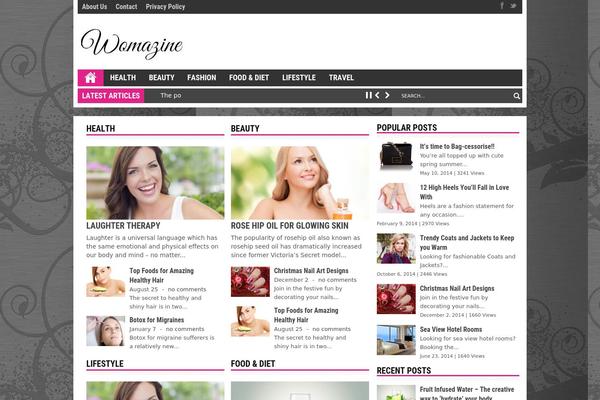 Scipio theme site design template sample