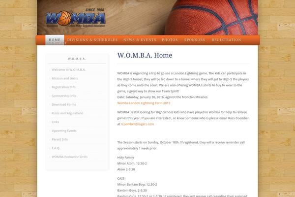 womba.ca site used The Cotton
