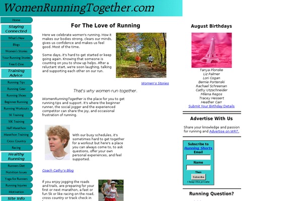 women-running-together.com site used Classic-custom