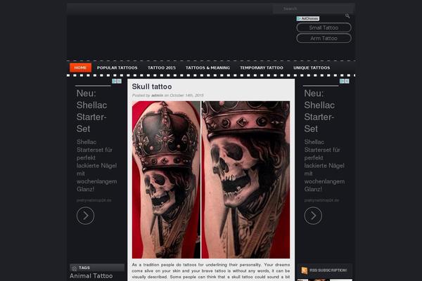 New theme site design template sample