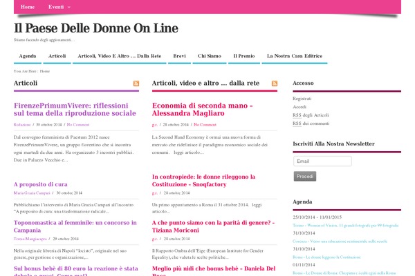 MesoColumn theme site design template sample