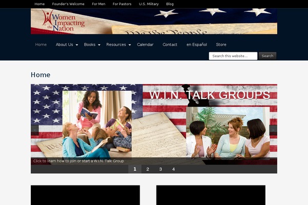 womenimpactingthenation.org site used Avanti