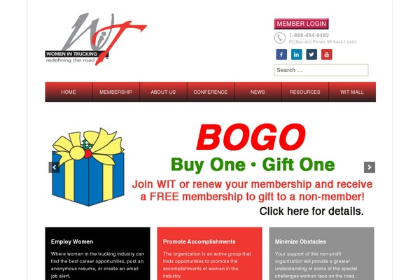Site using Featured Page Widget plugin