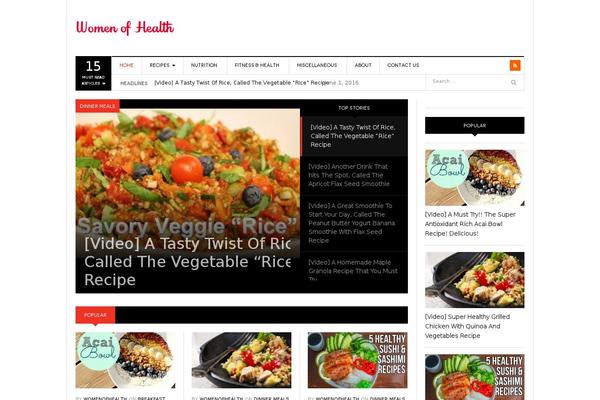 womenofhealth.com site used Neve