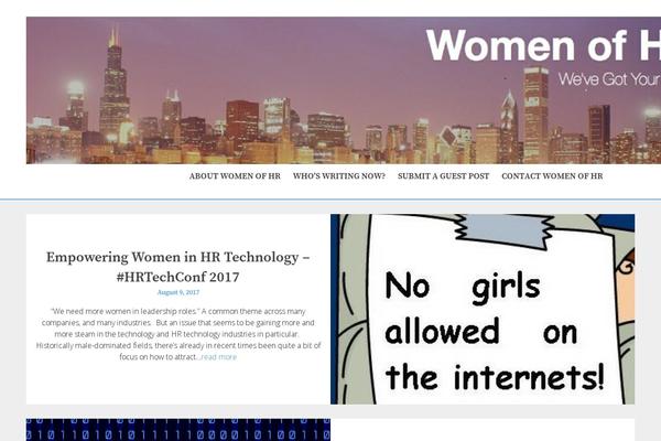 womenofhr.com site used The Huxley