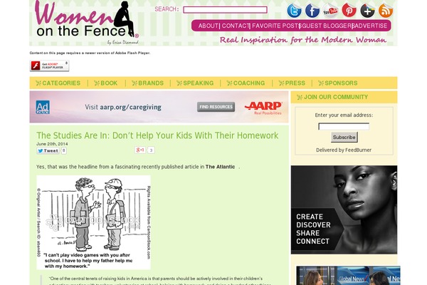 The Voux theme site design template sample
