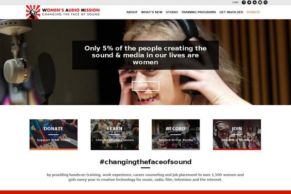 womensaudiomission.org site used Base Theme