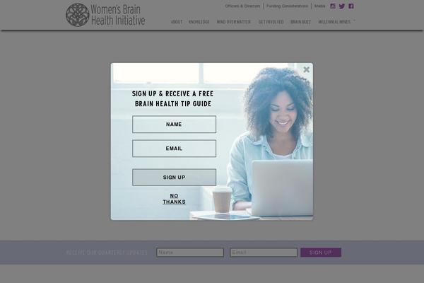 Site using Popups - WordPress Popup plugin