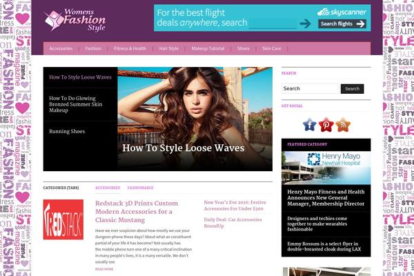 Gazeti theme site design template sample