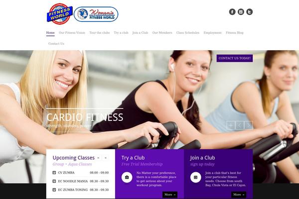 GymBase theme site design template sample