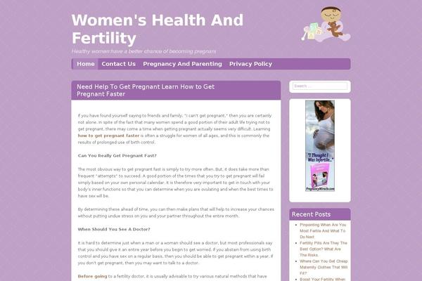 womenshealthandfertility.com site used Babylog
