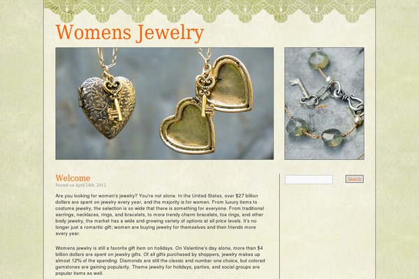 Locket theme site design template sample