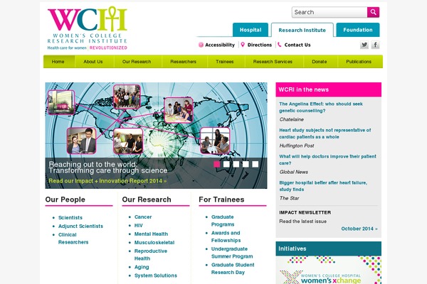 womensresearch.ca site used Theme1392