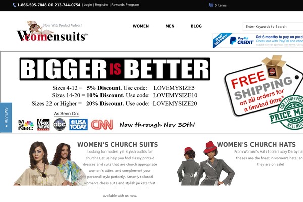 women theme websites examples