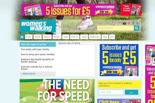 womenswalking.co.uk site used Bts
