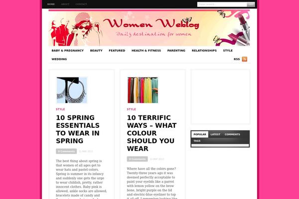 womenweblog.com site used Dailyedition-1.04