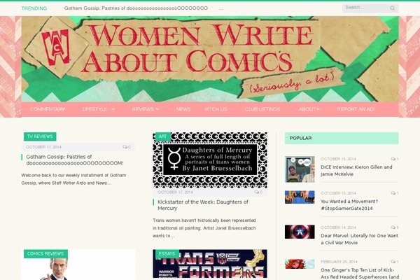 womenwriteaboutcomics.com site used WOWMAG
