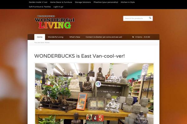 Wootique theme site design template sample