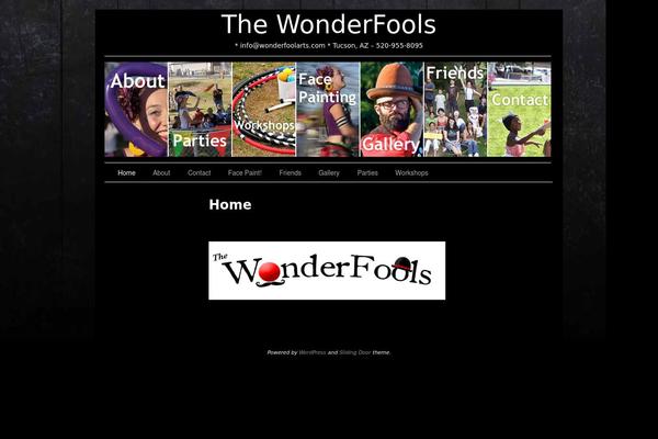 Sliding Door theme site design template sample