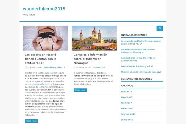 Matata theme site design template sample