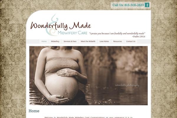 Harvest theme site design template sample