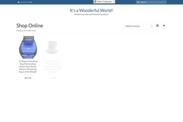 Site using Aliffiliate plugin