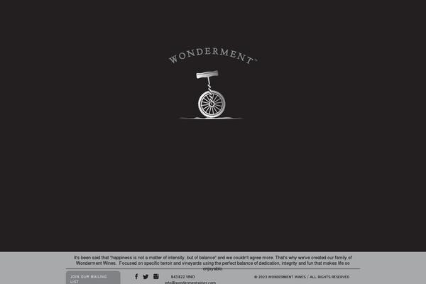 wondermentwines.com site used Balancetheme
