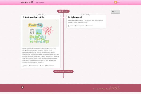 Postline theme site design template sample