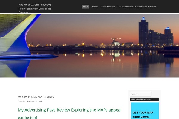 Adamos theme site design template sample
