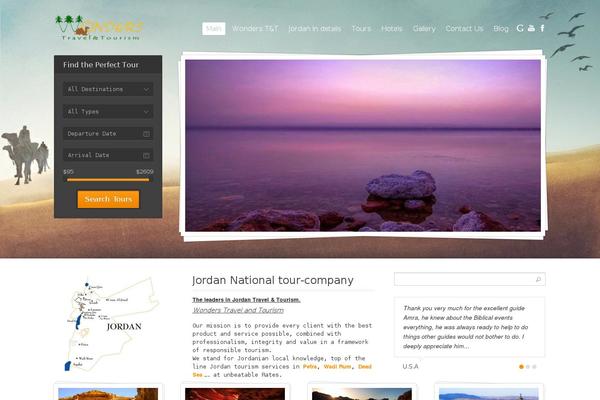 Midway theme site design template sample