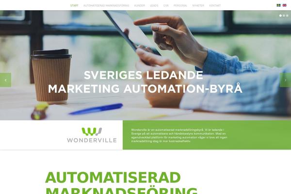 Scroller theme site design template sample