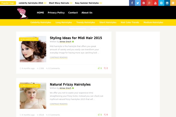 Channel theme site design template sample