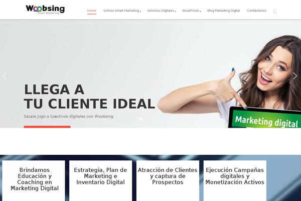 Qaro theme site design template sample