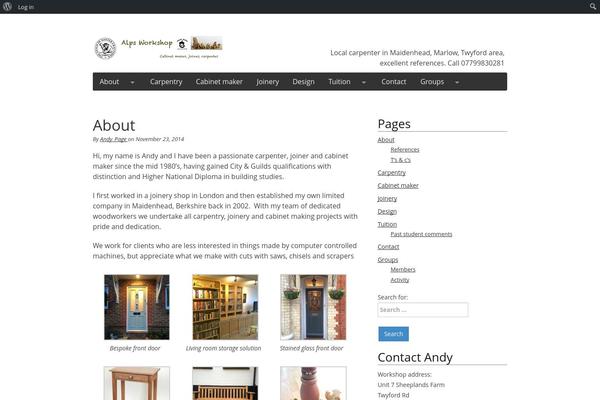 Sigma theme site design template sample