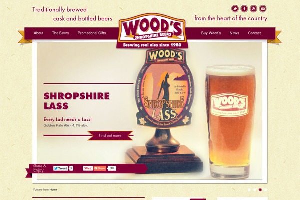 Unos theme site design template sample