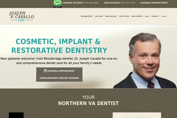 woodbridgevadentistry.com site used Cavallo
