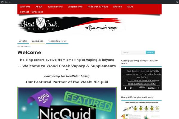 MesoColumn theme site design template sample